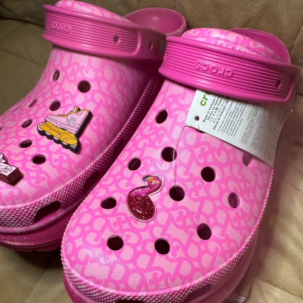 New - Barbie Crocs - Size 13 (mens) - Picture 5 of 11